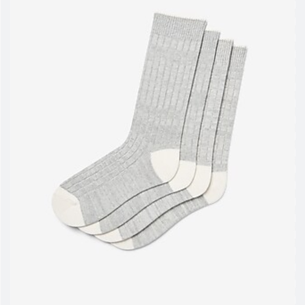 ✨3 FOR $15 SALE✨ Express Ribbed Sweater Socks-2 Pack